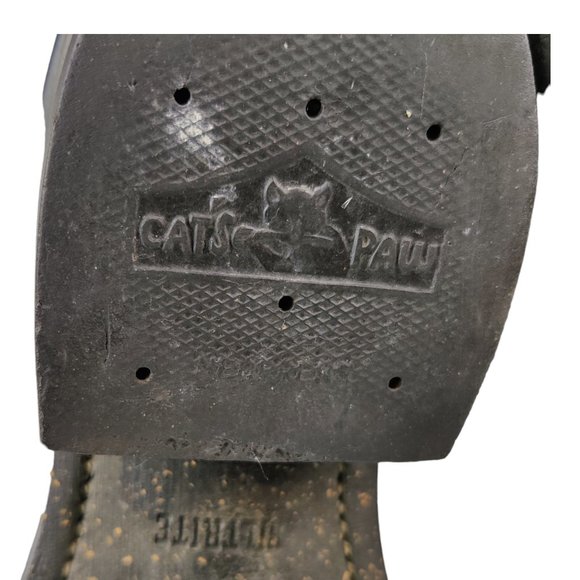 Biltrite Black Leather Boots Western Cowboy Slip-on Caws Paw main image 4